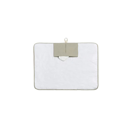 Nobodinoz – Wickelunterlage „Mozart Laurel Green“ aus Bio-Baumwolle