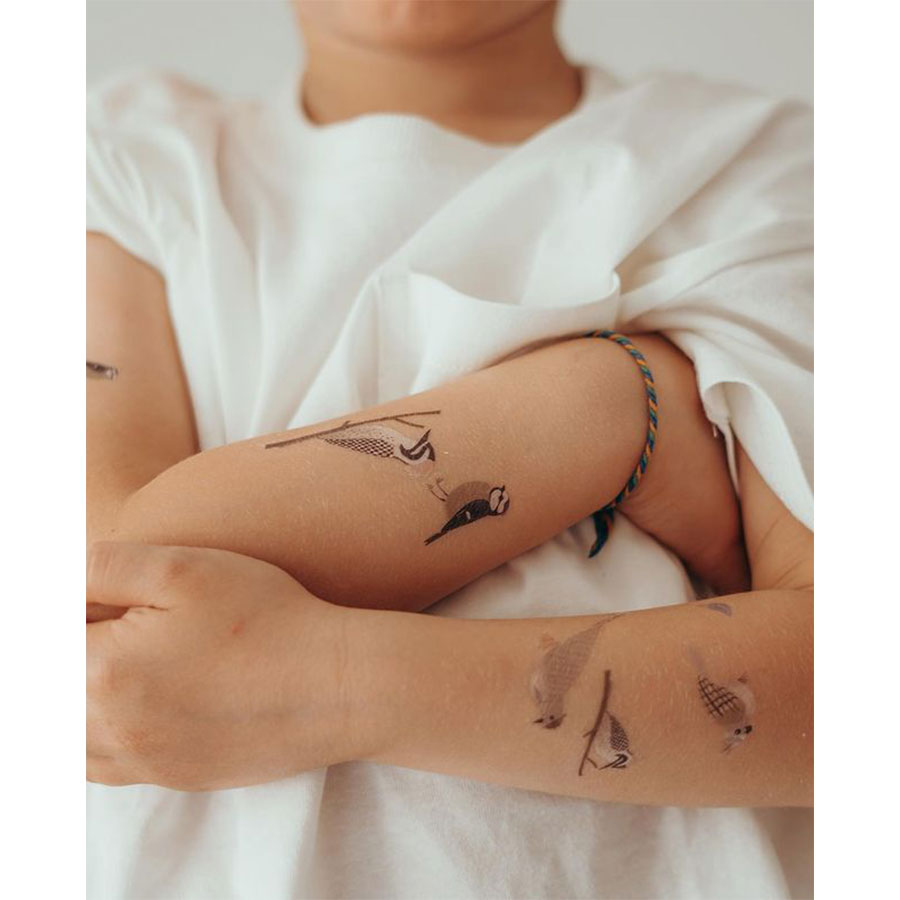 Nuukk - Bio Vegane Kinder Tattoos "Vögel"