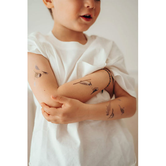 Nuukk - Bio Vegane Kinder Tattoos "Vögel"
