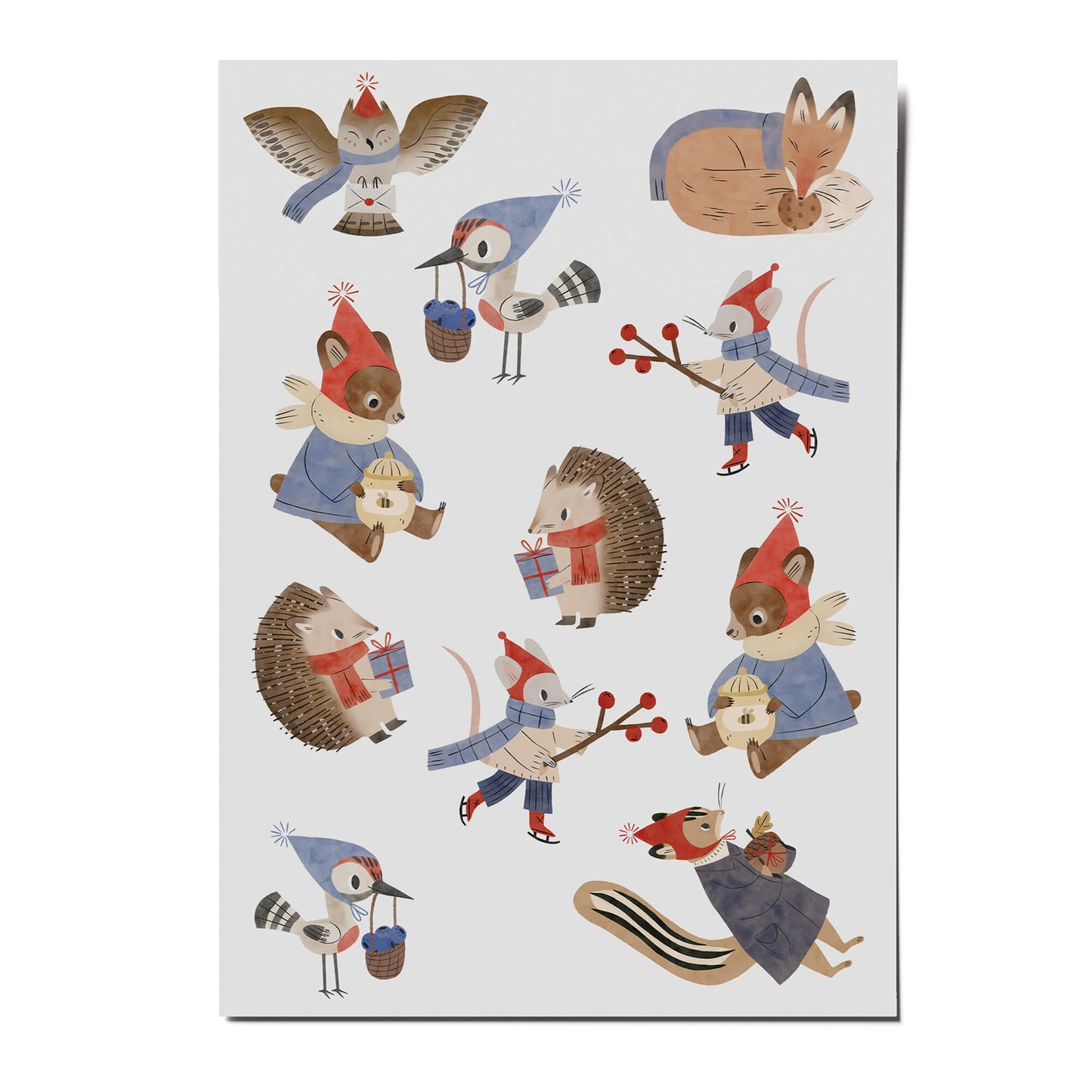 Nuukk – Kindertattoos „Waldtiere“, vegan & dermatologisch getestet