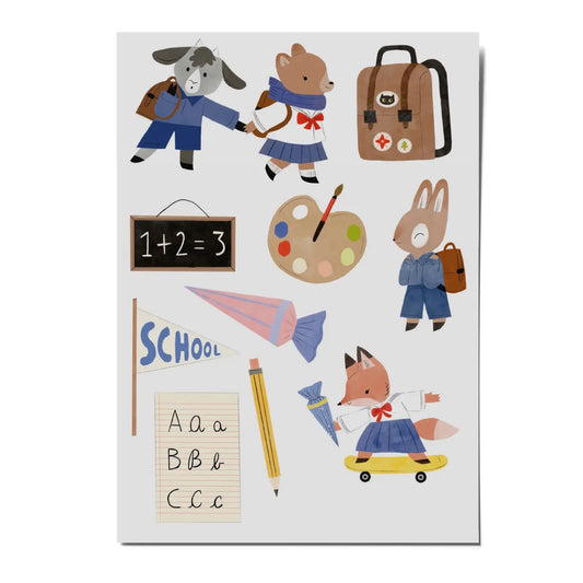 Nuukk – Kindertattoos „Schulkind", vegan & dermatologisch getestet