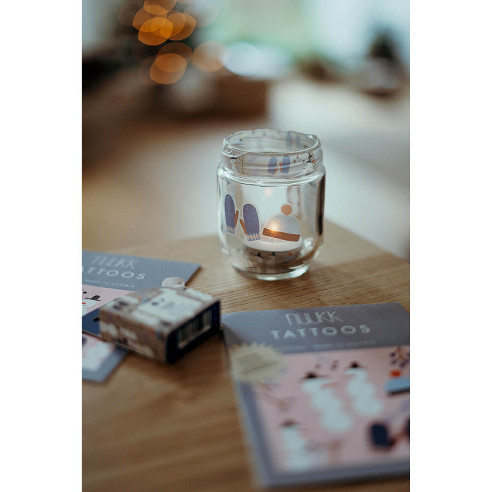 Nuukk – Kindertattoos „Schneemann“, vegan & dermatologisch getestet