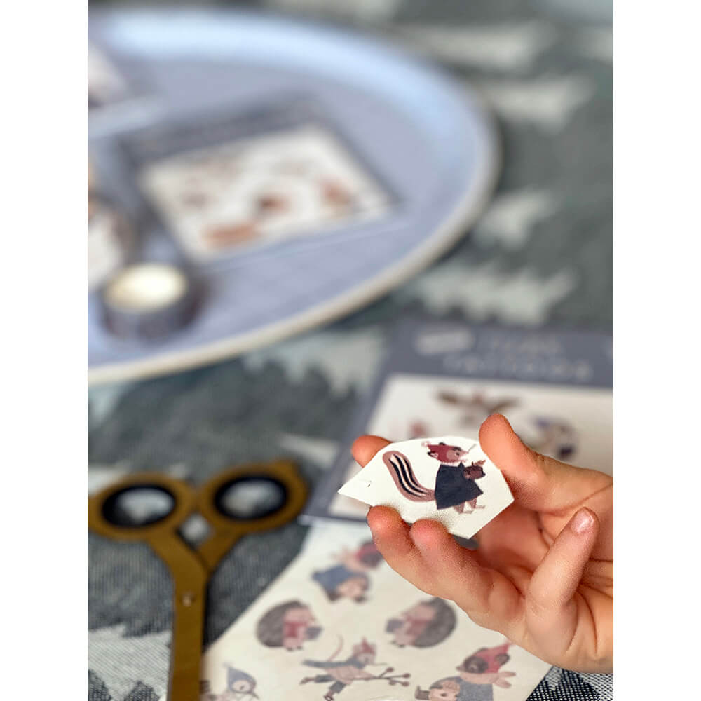 Nuukk – Kindertattoos „Waldtiere“, vegan & dermatologisch getestet