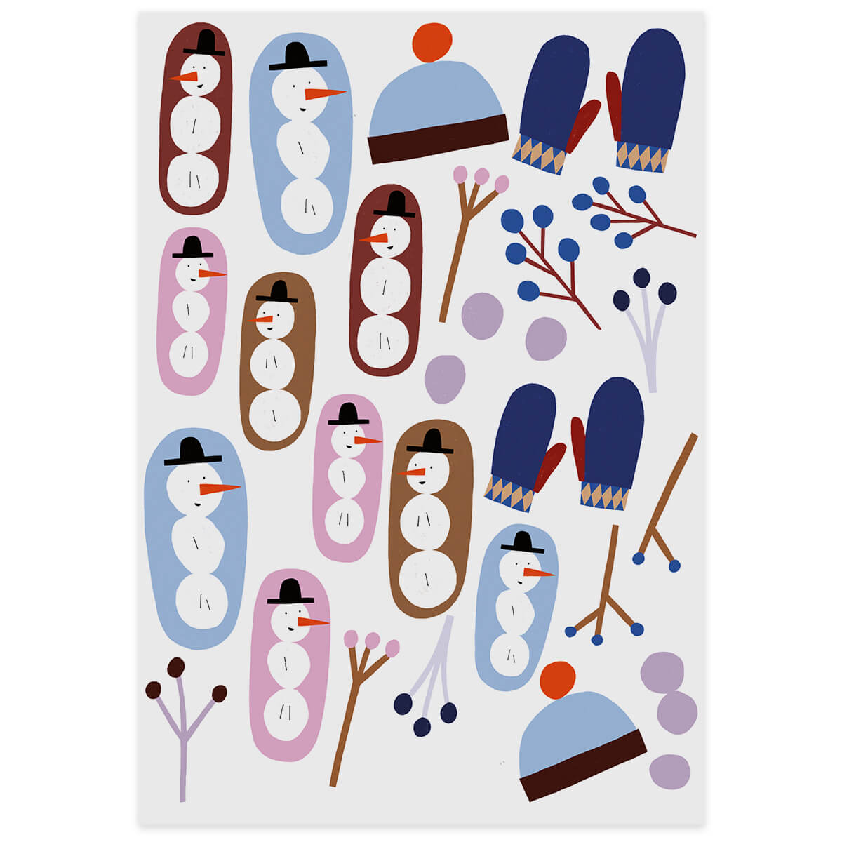 Nuukk – Kindertattoos „Schneemann“, vegan & dermatologisch getestet