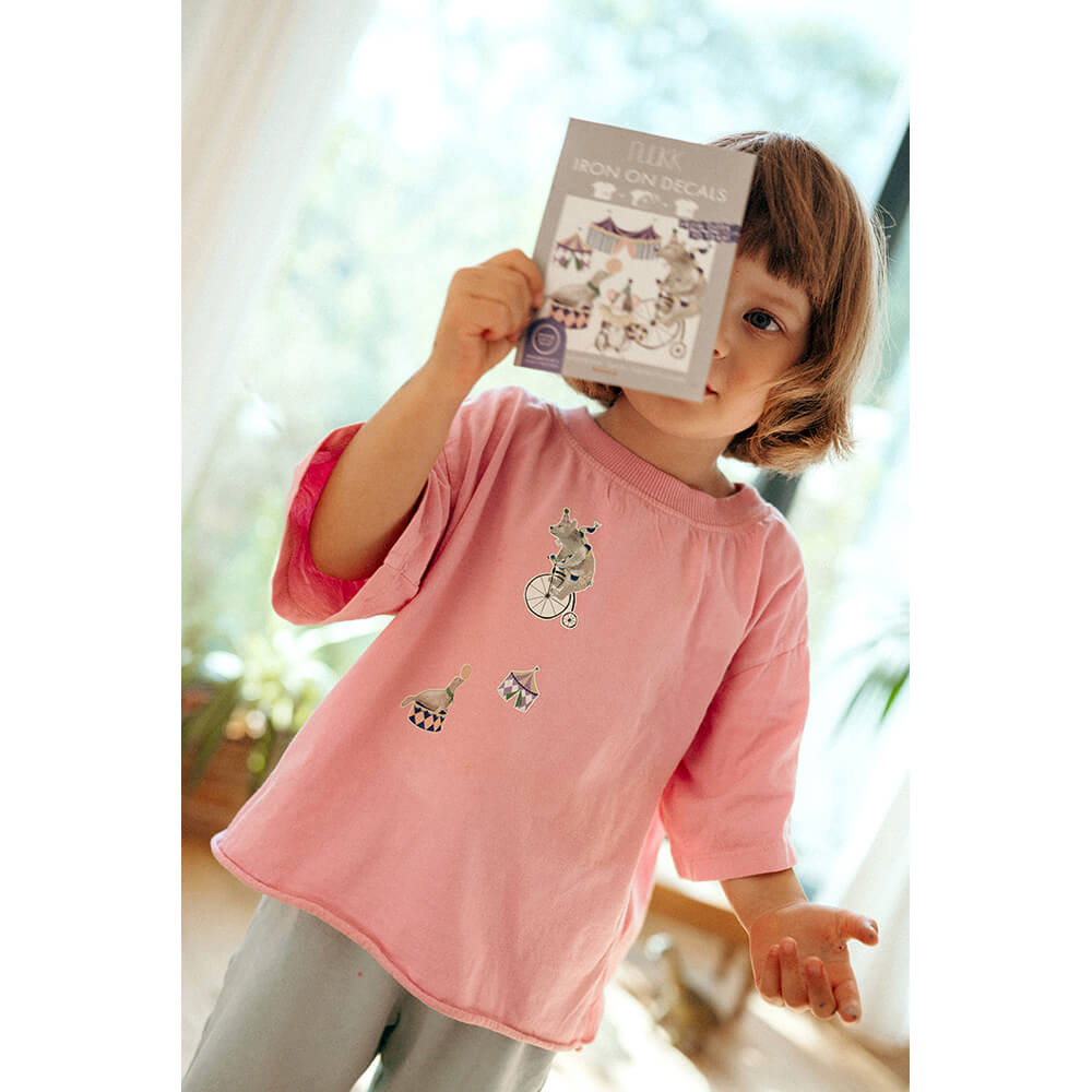 Nuukk - Bügelbilder "Zirkus" für Textilien, Made in Germany