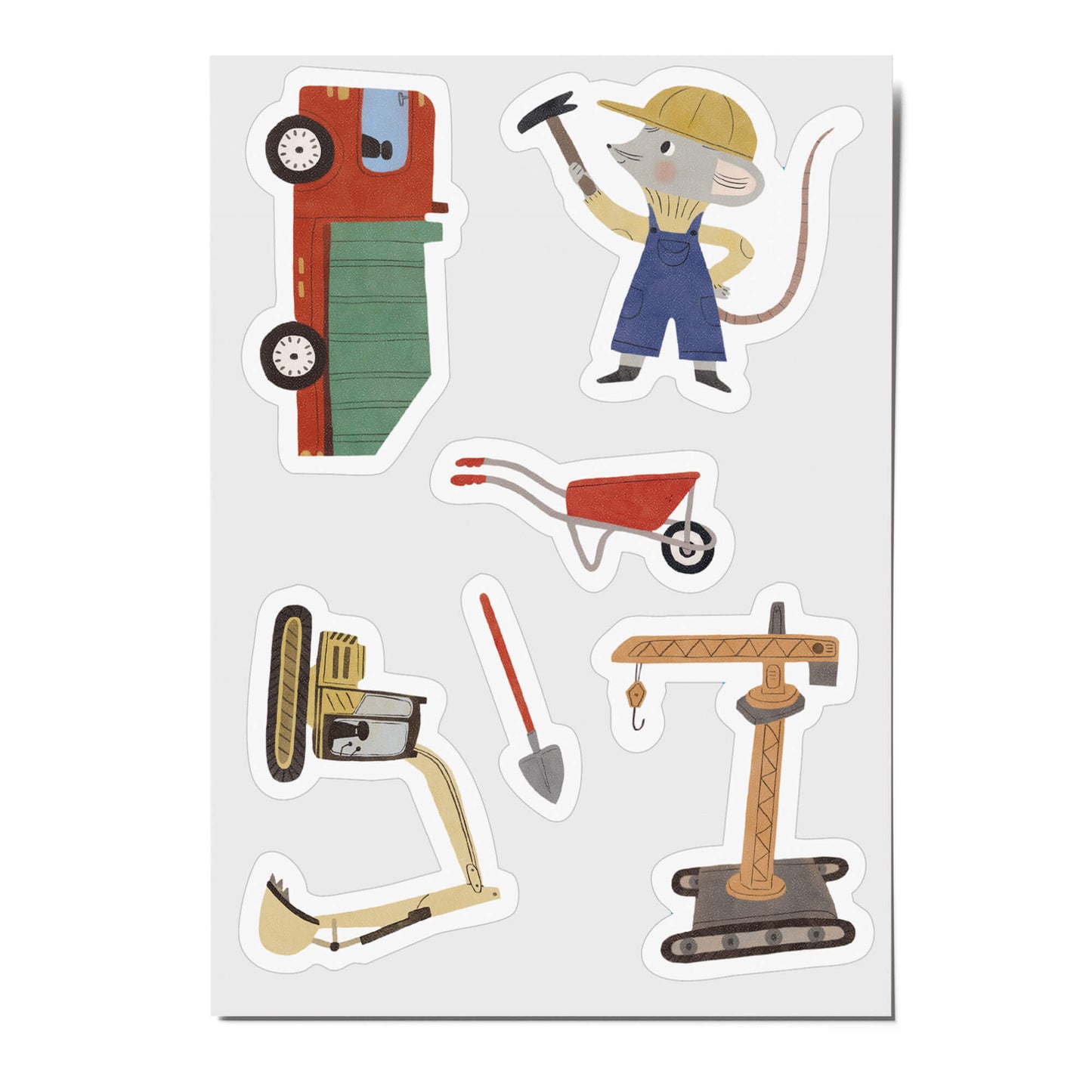 Nuukk – Reflektierende Sticker „Baustelle“ für Kinder