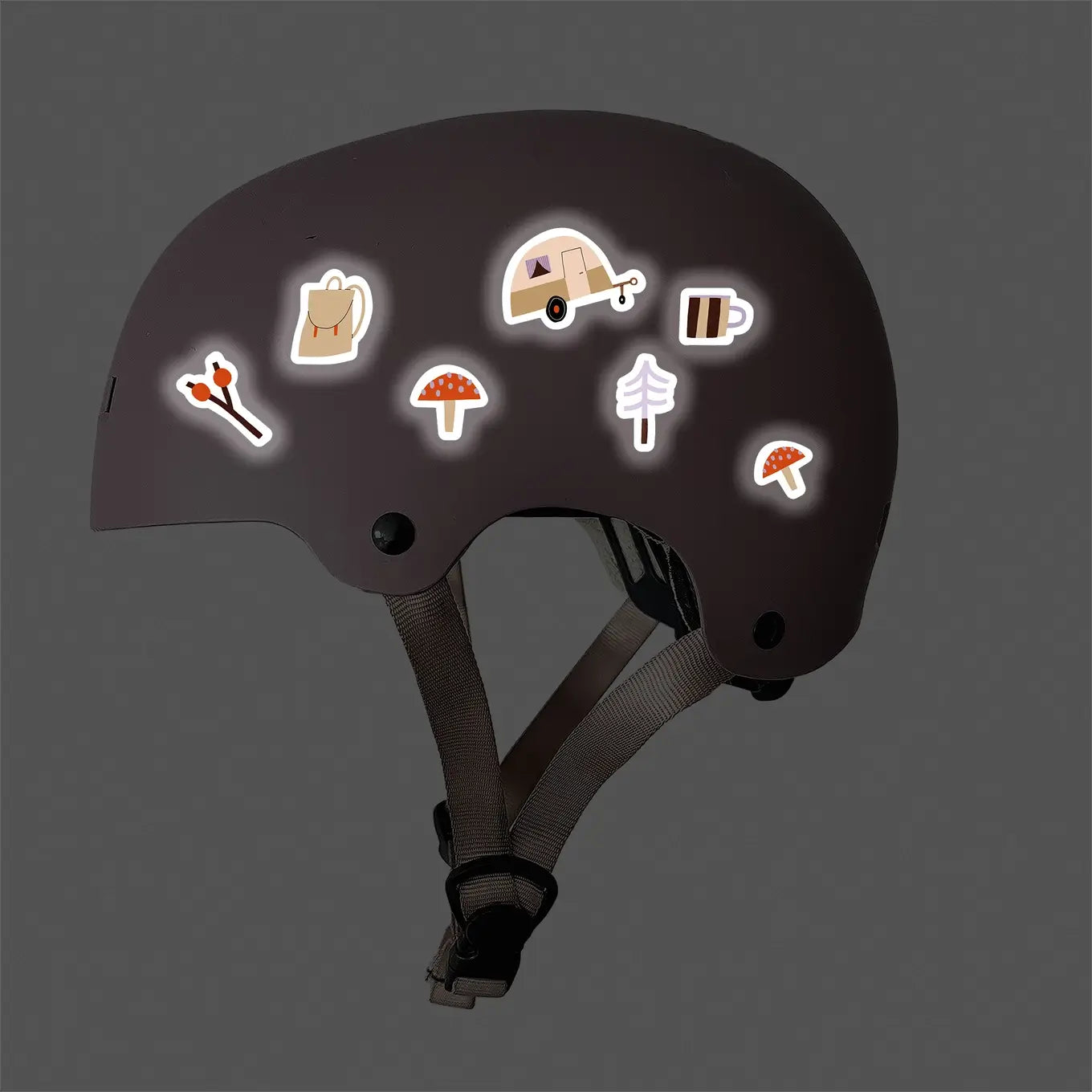 Nuukk – Reflektierende Sticker „Camping“ für Kinder