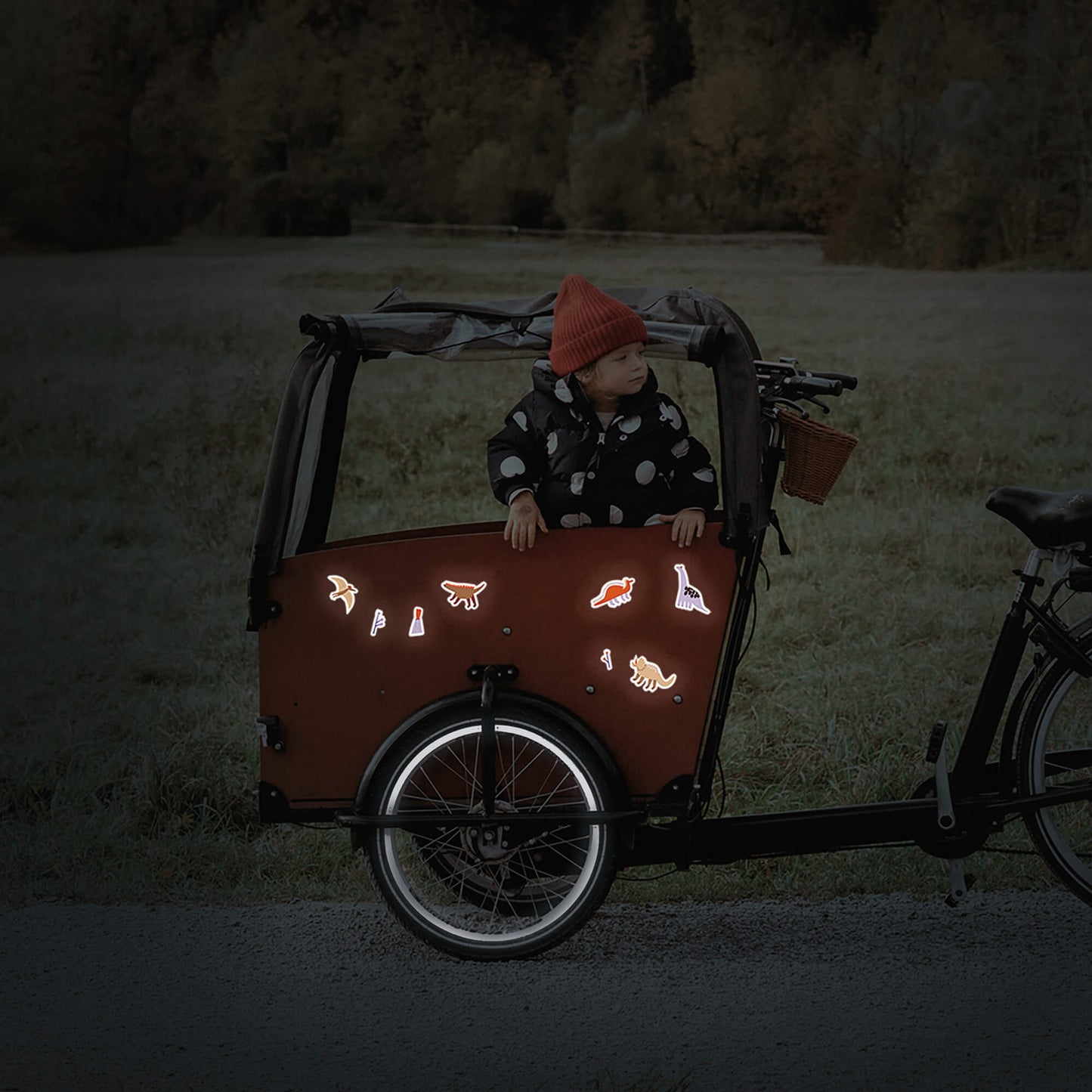 Nuukk – Reflektierende Sticker „Dinos“ für Kinder