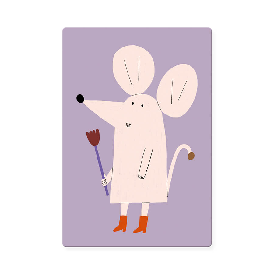 Nuukk - Kleines Schneidebrett "Gestiefelte Maus"