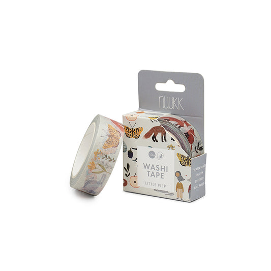 Nuukk – Washi Tape „Wald und Wiese“ aus zertifiziertem Reispapier