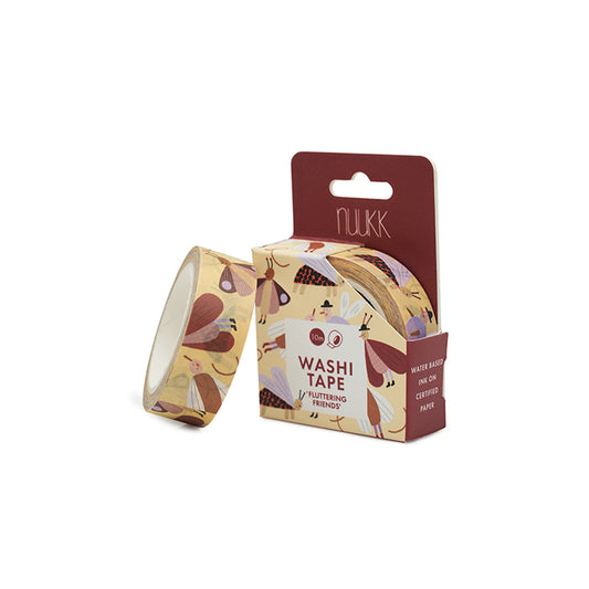 Nuukk – Washi Tape „Flatterfreunde“ aus zertifiziertem Reispapier