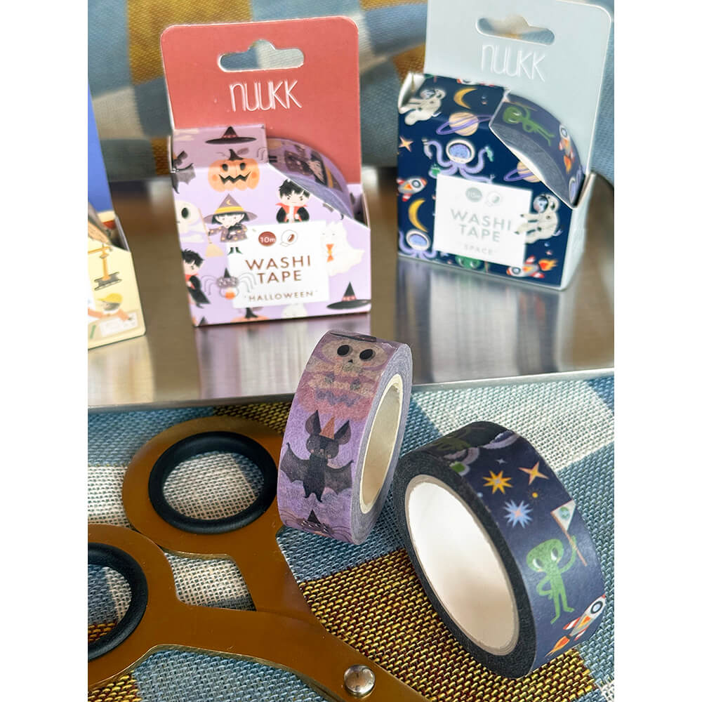 Nuukk – Washi Tape „Space“ aus zertifiziertem Reispapier