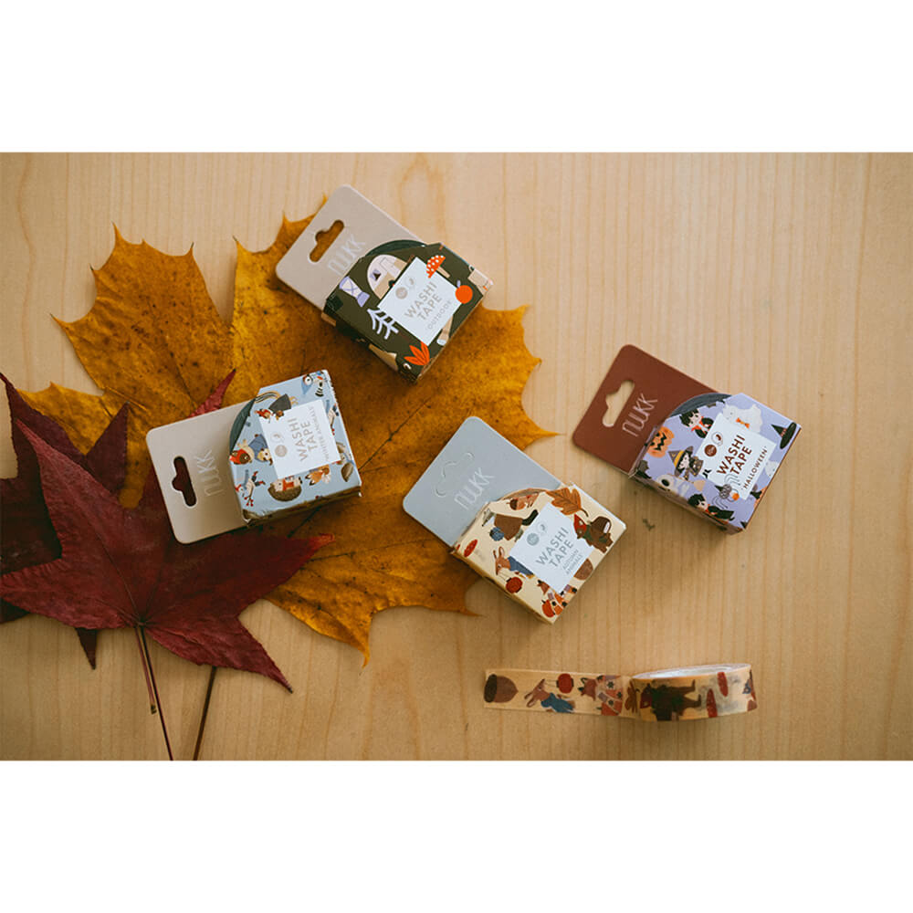 Nuukk – Washi Tape „Waldbewohner“ aus zertifiziertem Reispapier