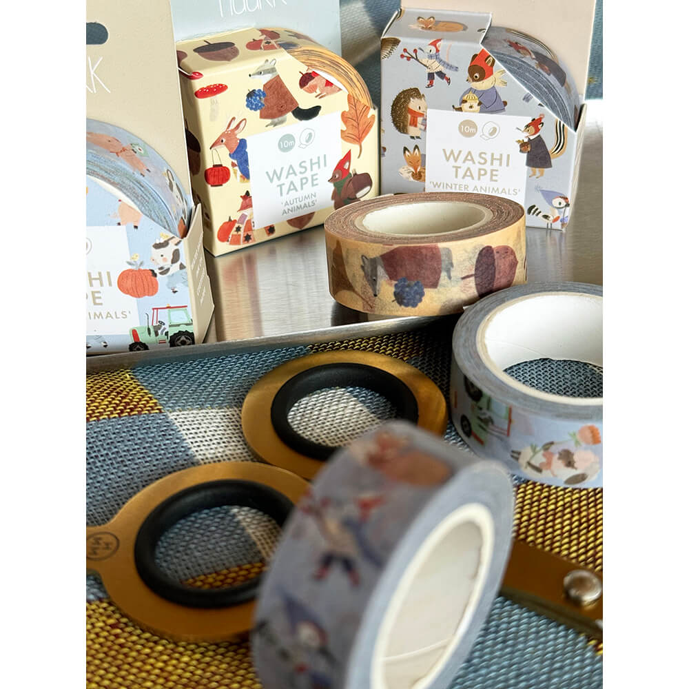Nuukk – Washi Tape „Waldbewohner“ aus zertifiziertem Reispapier