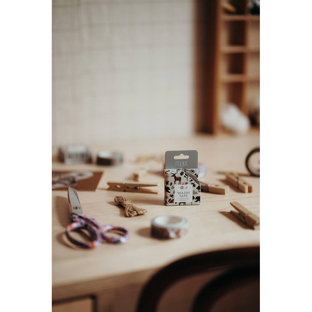 Nuukk – Washi Tape „Waldtiere“ aus zertifiziertem Reispapier