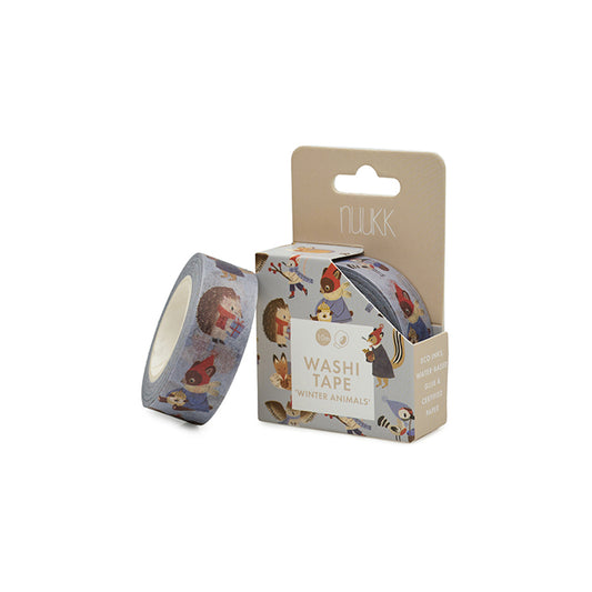 Nuukk – Washi Tape „Wintertiere“ aus zertifiziertem Reispapier