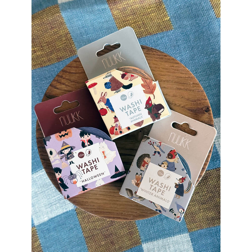 Nuukk – Washi Tape „Wintertiere“ aus zertifiziertem Reispapier
