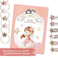 Papierdrachen - 48 Haarspangen + Haargummis - Pastell-Sterne - Set 6