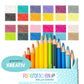 BUNTSTIFTE BICOLOR – 12 STÜCK = 24 FARBEN