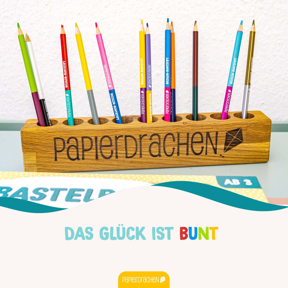 BUNTSTIFTE BICOLOR – 12 STÜCK = 24 FARBEN