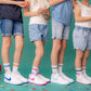 Papierdrachen - Socken zur Einschulung - blau - Endlich bin ich ein Schulkind