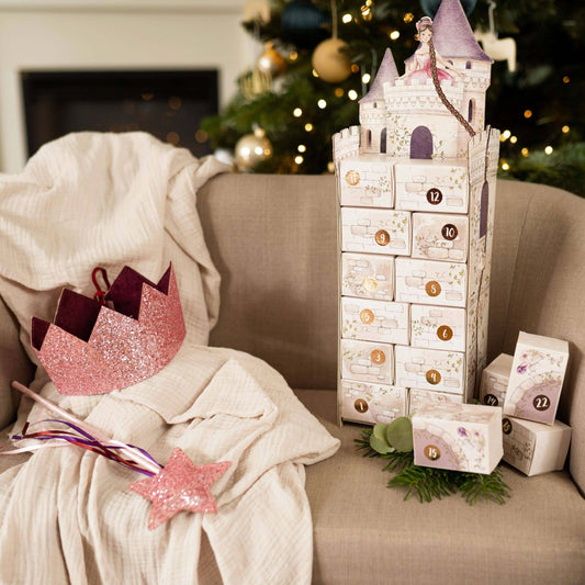 Papierdrachen - Adventskalender Bastelset - Rapunzels Turm