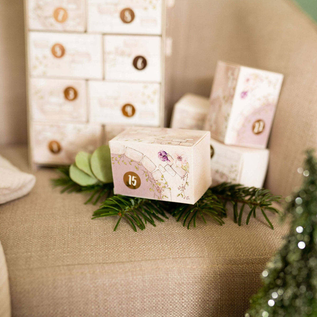 Papierdrachen - Adventskalender Bastelset - Rapunzels Turm