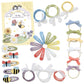 Papierdrachen - Haarschmuck-Set - Frühling