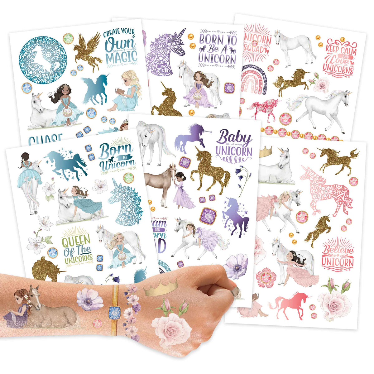 Papierdrachen – Kinder Tattoos 
