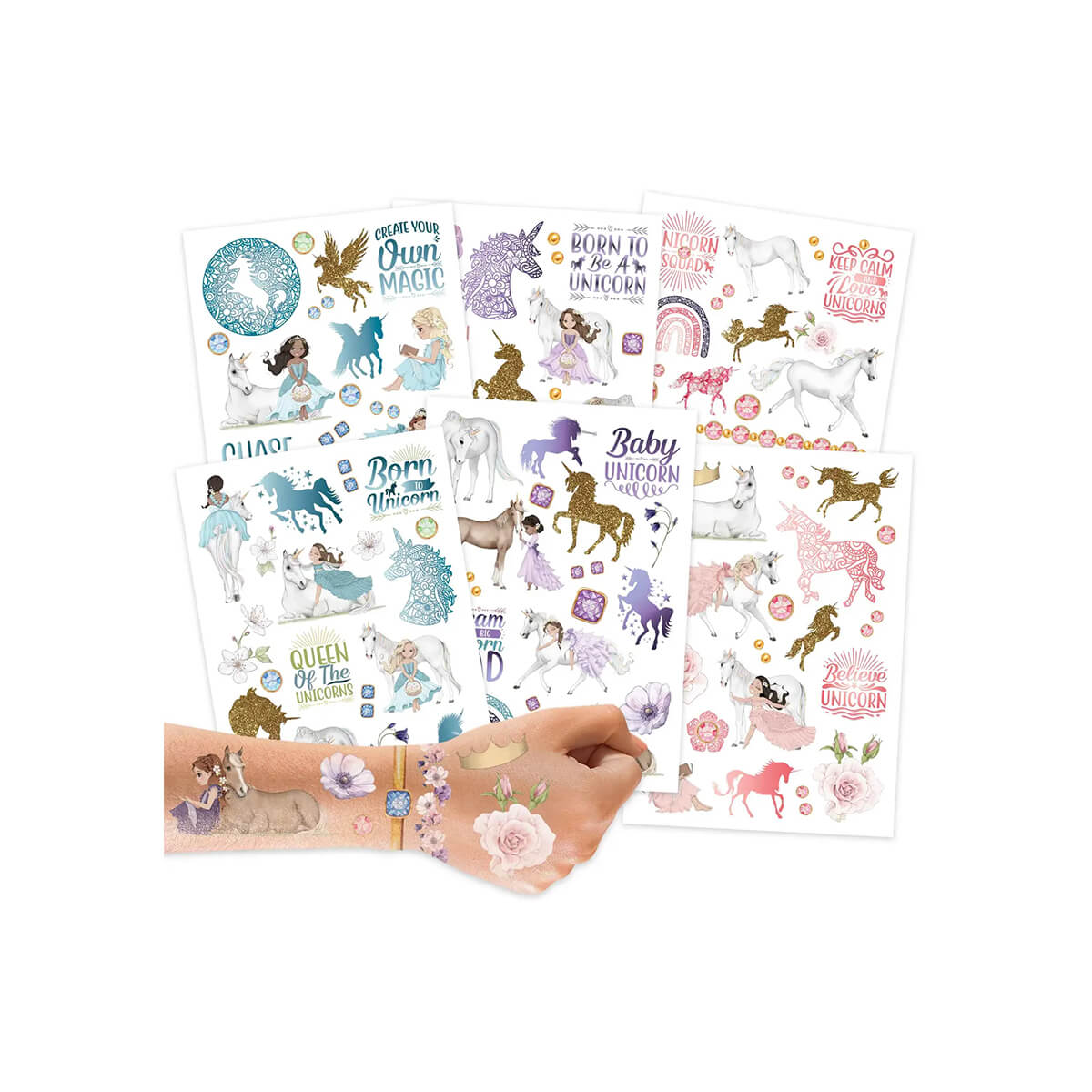 Papierdrachen – Kinder Tattoos 