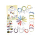 Papierdrachen - Haarschmuck-Set - Frühling