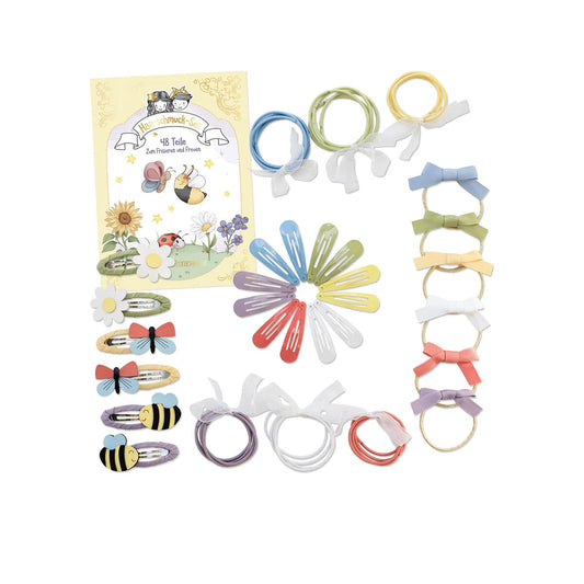 Papierdrachen - Haarschmuck-Set - Frühling