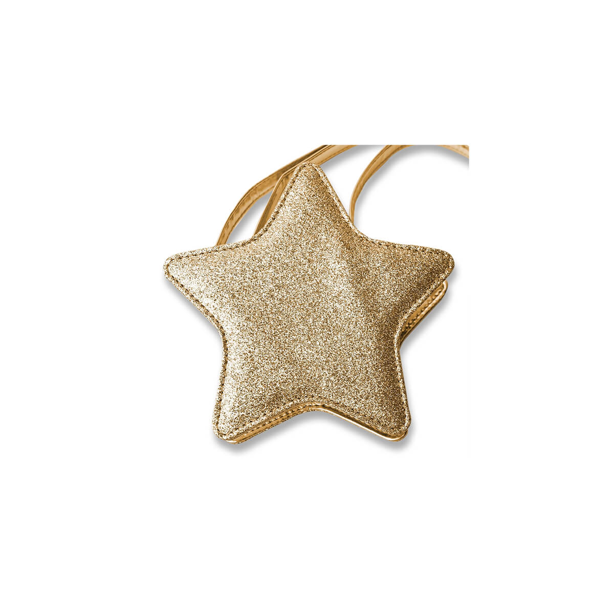 Papierdrachen - Kinderhandtasche - Stern Gold glitter