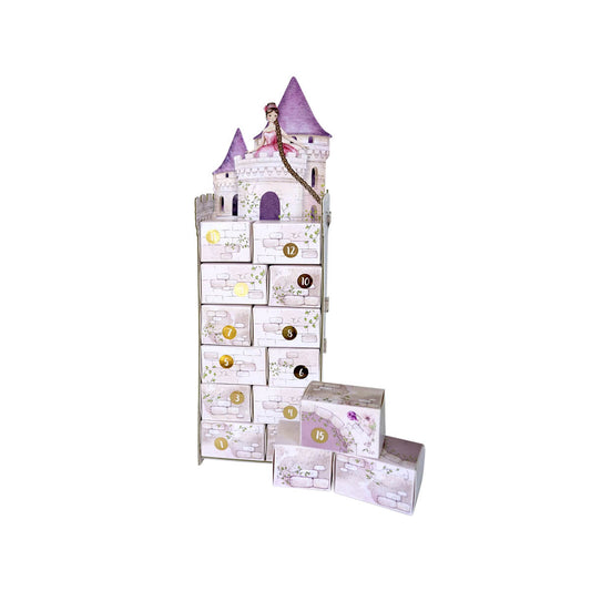 Papierdrachen - Adventskalender Bastelset - Rapunzels Turm
