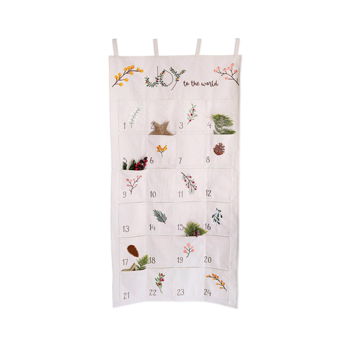 Papierdrachen - Wiederverwendbarer Wand-Adventskalender - Joy