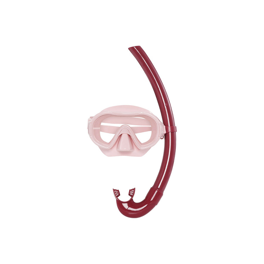 SCHNORCHEL-SET FRENCH ROSE & RUBY RED, 2-TLG.
