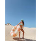 Petites Pommes - (120 cm) Schwimmring "Celine - Peach Daisy"