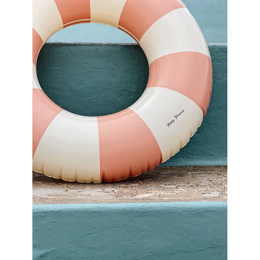 Petites Pommes - (90 cm) Schwimmring "Sally - Peach Daisy"