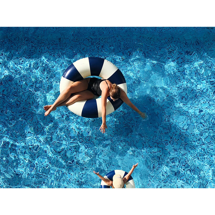 Petites Pommes - (120 cm) Schwimmring "Celine - Cannes Blue"