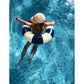 Petites Pommes - (60 cm) Schwimmring "Anna - Cannes Blue"