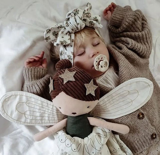 Picca Loulou - Fee Fairy Mathilda – handgefertigte Stoffpuppe, 55 cm