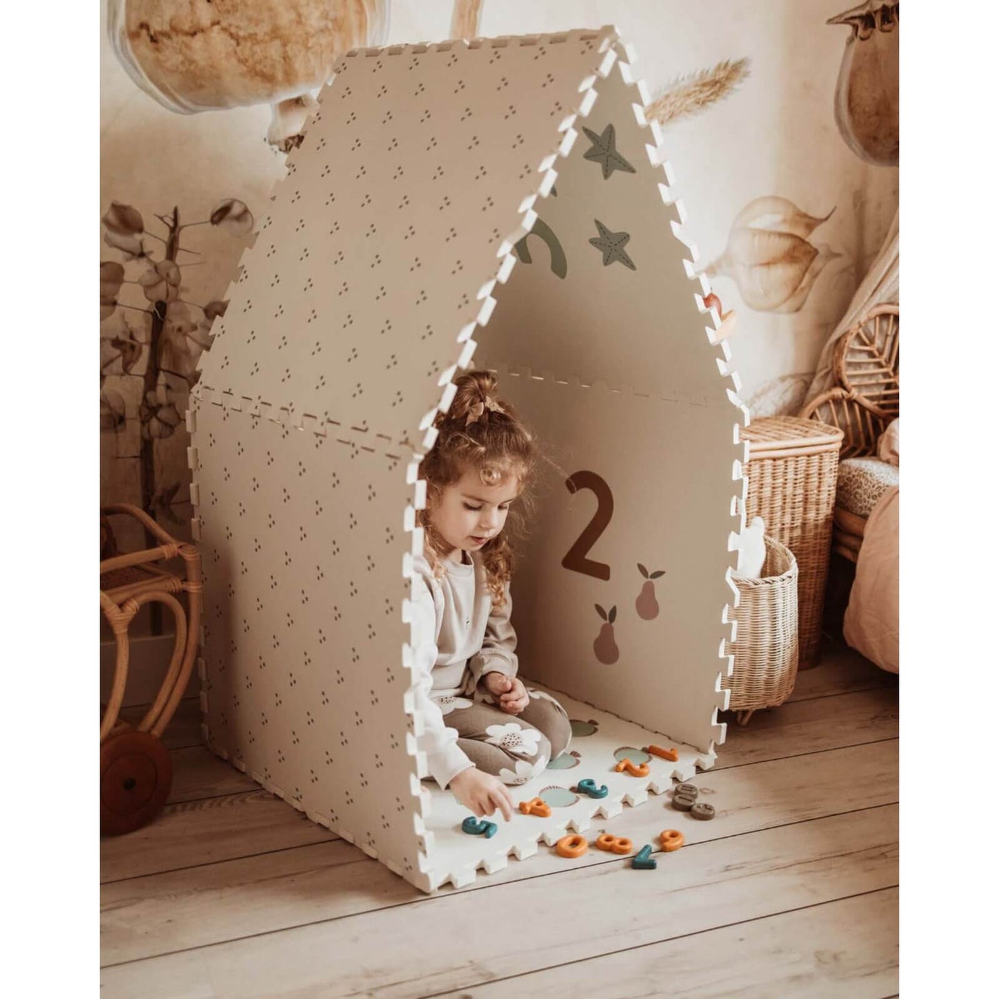 Play & Go – Puzzlematte "Eevaa" Zahlen Wendbar 180x180cm