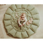 Play & Go – Bio Babynest & Spielmatte "Bloom" Grün