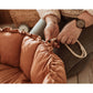 Play & Go – Bio Babynest & Spielmatte "Bloom" Braun