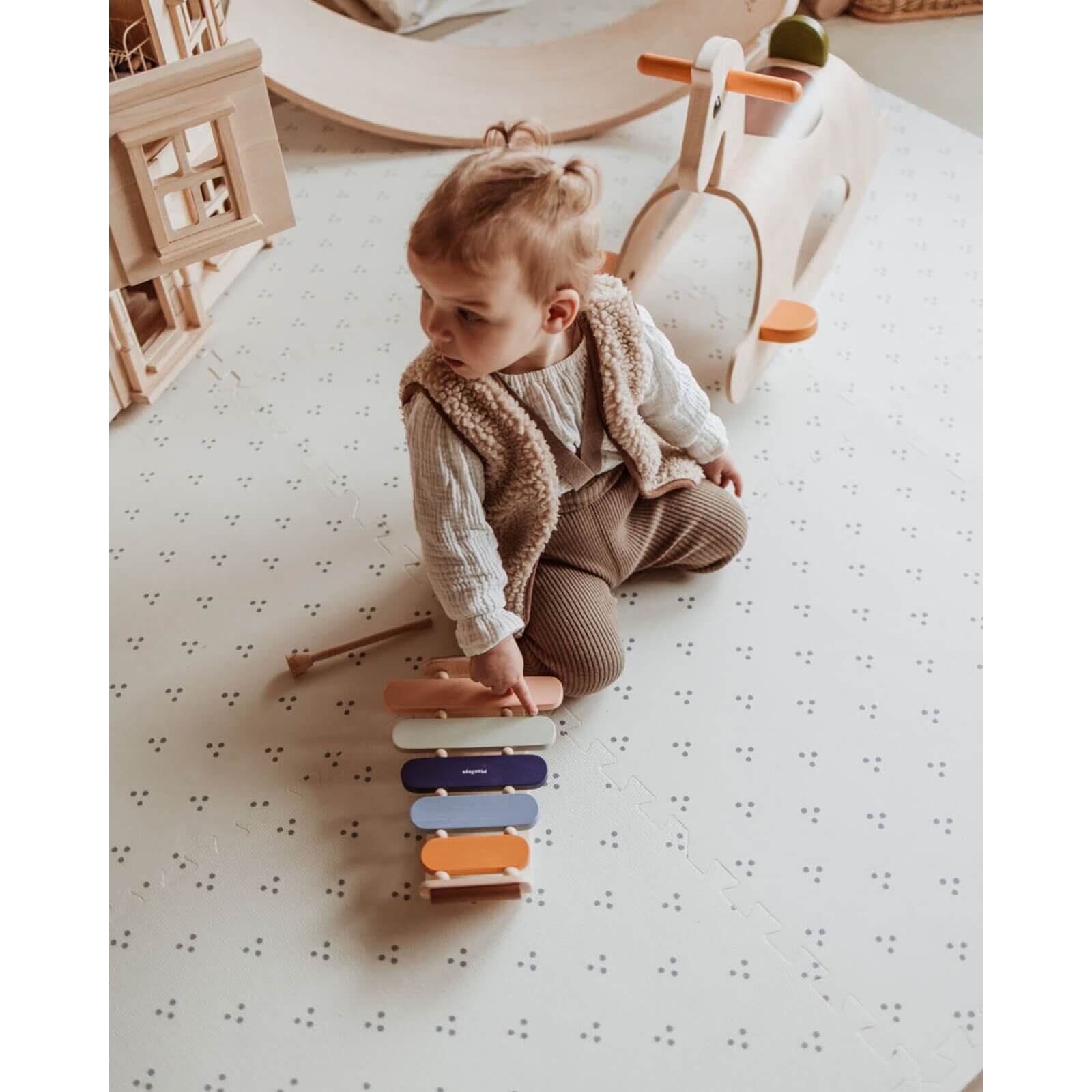 Play & Go – Puzzlematte "Eevaa" Zahlen Wendbar 180x180cm