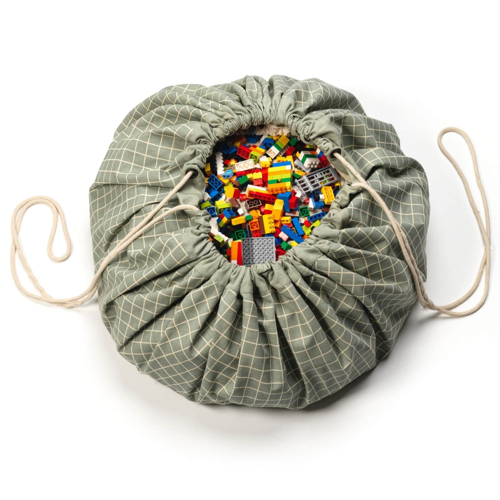 Play & Go – Bio Spielmatte/Spielzeugsack "Organic Original" Grün