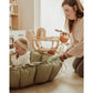 Play & Go – Bio Babynest & Spielmatte "Bloom" Grün