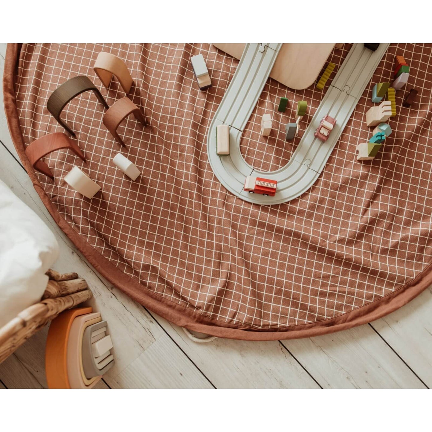 Play & Go – Bio Spielmatte/Spielzeugsack "Organic Original" Braun