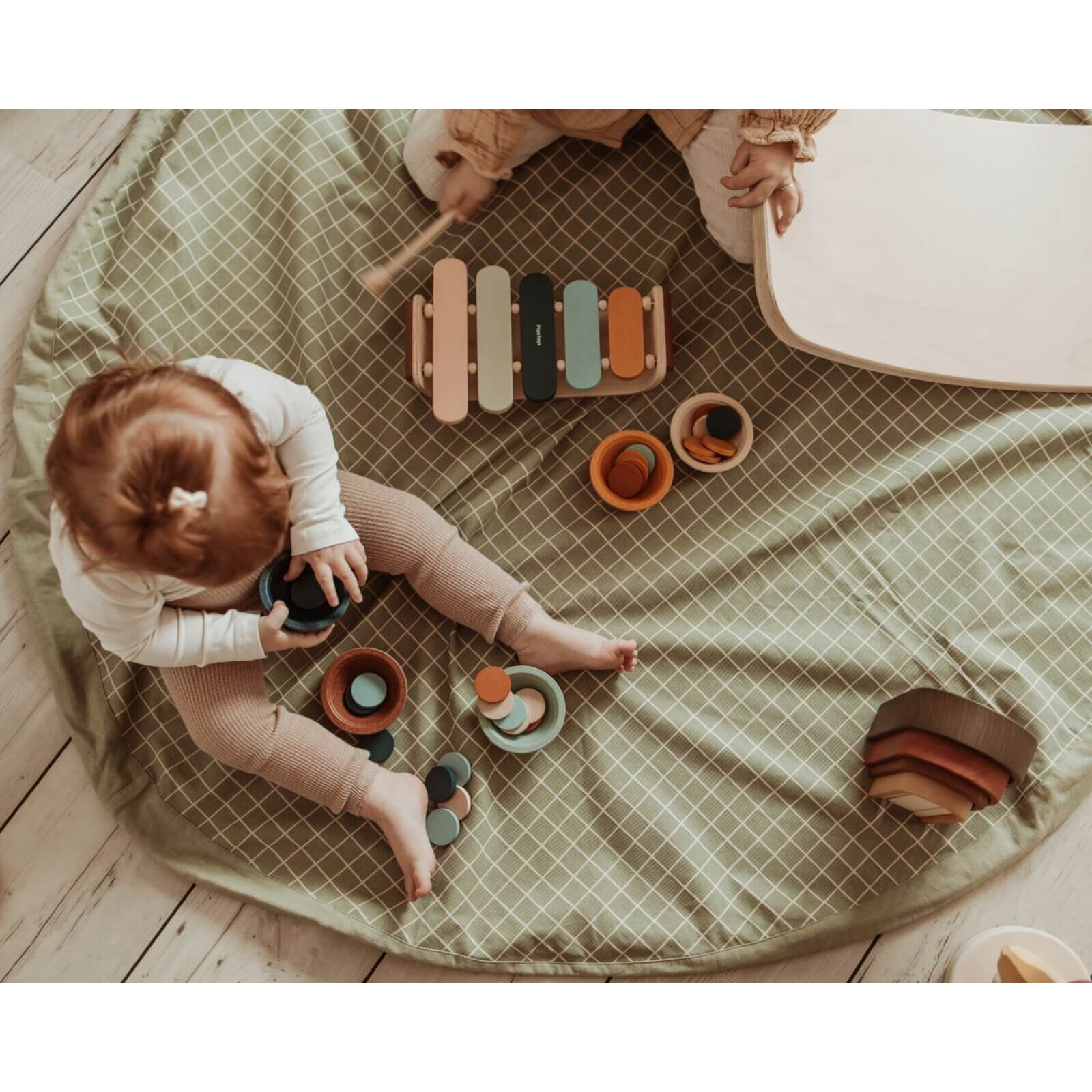 Play & Go – Bio Spielmatte/Spielzeugsack "Organic Original" Grün