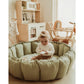 Play & Go – Bio Babynest & Spielmatte "Bloom" Grün